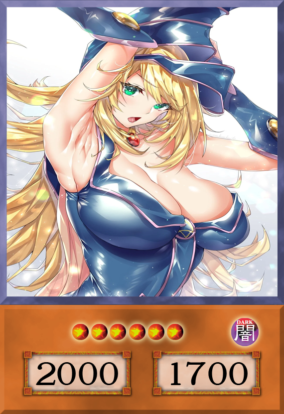 Set #11 Sexy Dark Magician Girl (Anime Art) - Yugioh Orica