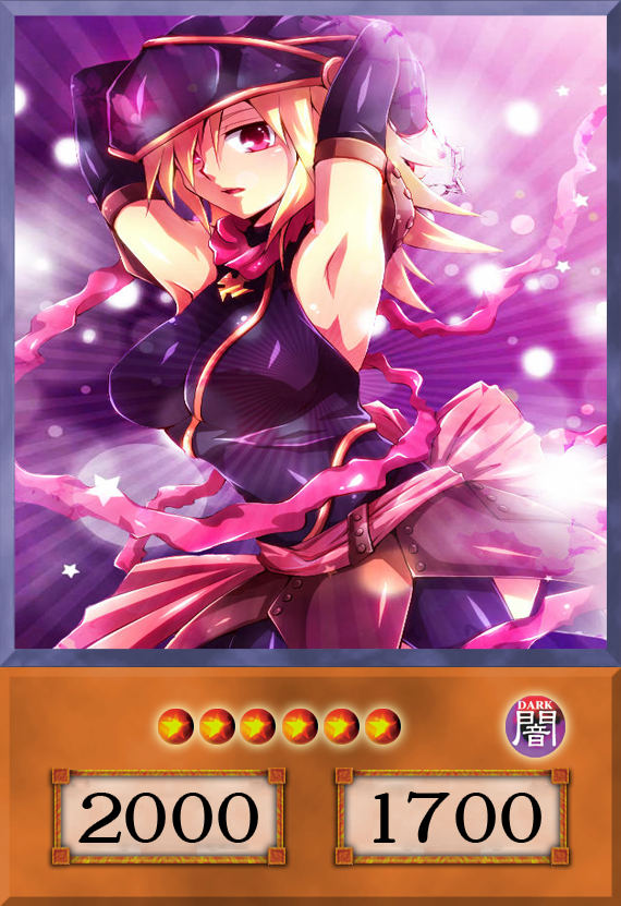Set #13 Sexy Dark Magician Girl (Anime Art) - Yugioh Orica