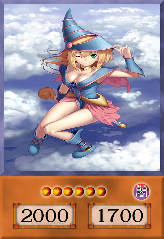 Set #15 Sexy Dark Magician Girl (Anime Art) - Yugioh Orica