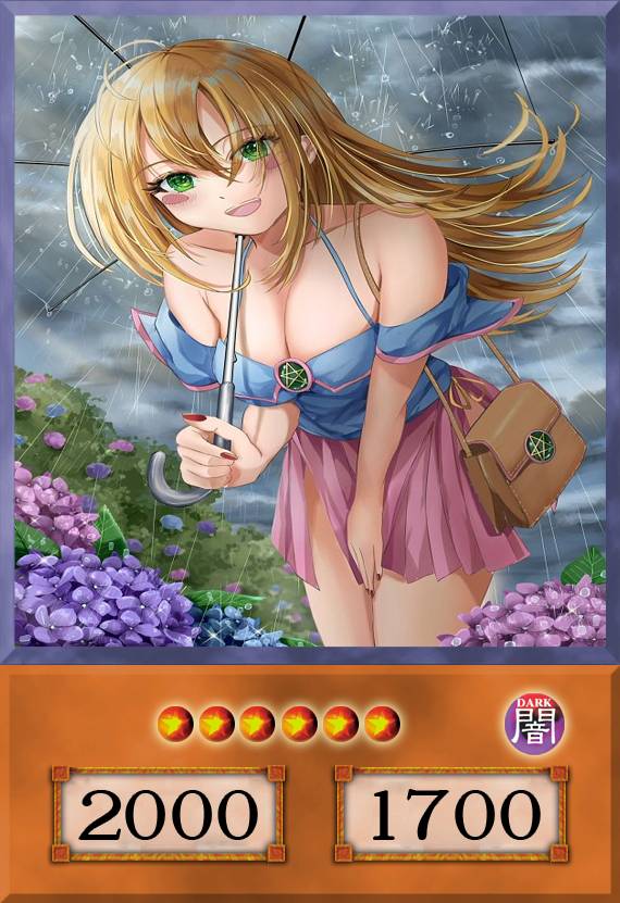 Set #15 Sexy Dark Magician Girl (Anime Art) - Yugioh Orica