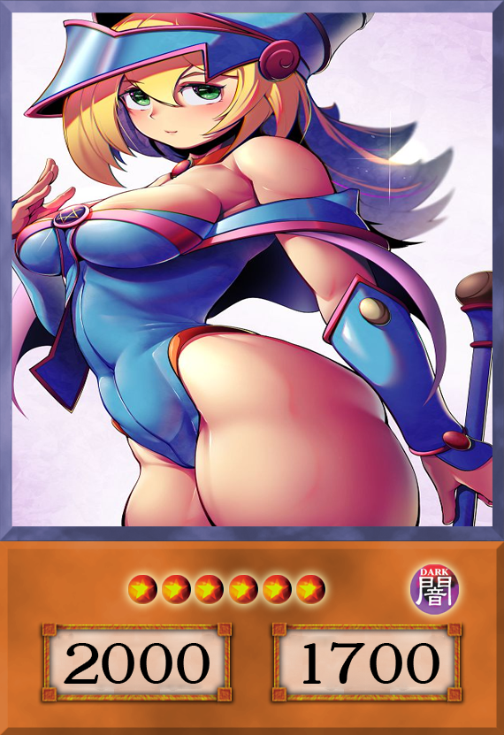 Set #15 Sexy Dark Magician Girl (Anime Art) - Yugioh Orica