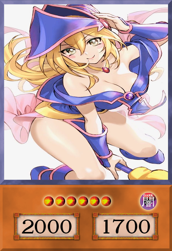 Set #17 Sexy Dark Magician Girl (Anime Art) - Yugioh Orica