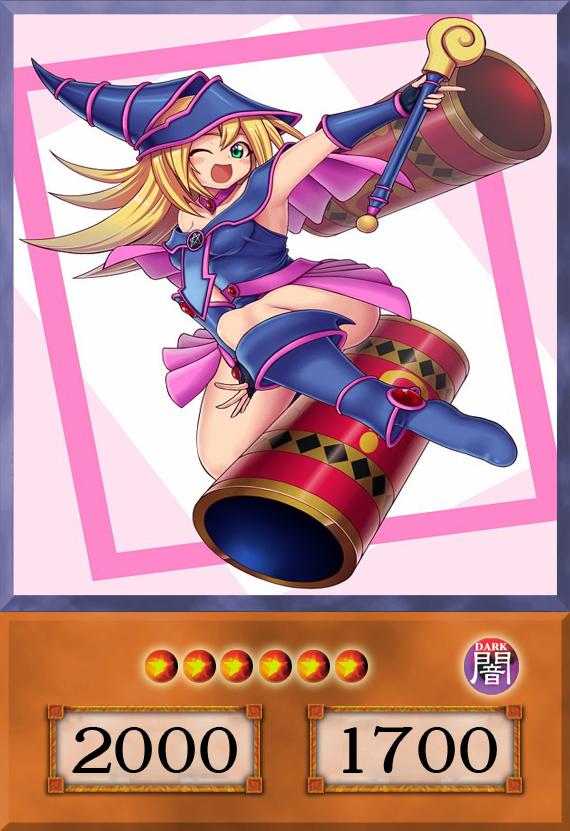 Set #18 Sexy Dark Magician Girl (Anime Art) - Yugioh Orica