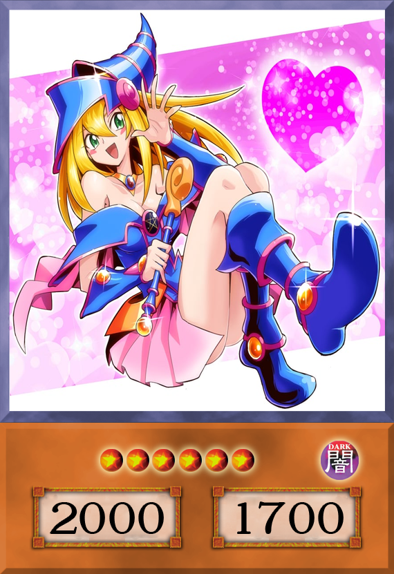 Set #18 Sexy Dark Magician Girl (Anime Art) - Yugioh Orica