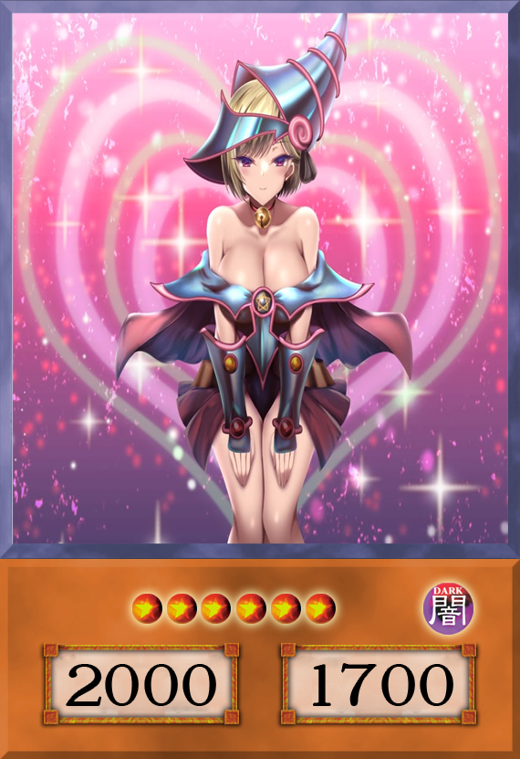 Set #18 Sexy Dark Magician Girl (Anime Art) - Yugioh Orica