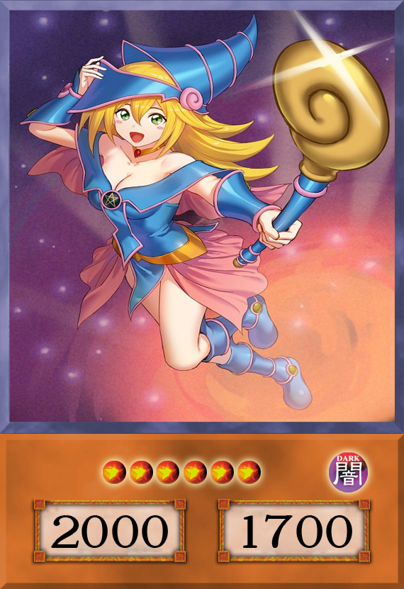 Set #18 Sexy Dark Magician Girl (Anime Art) - Yugioh Orica