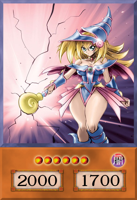 Set #18 Sexy Dark Magician Girl (Anime Art) - Yugioh Orica