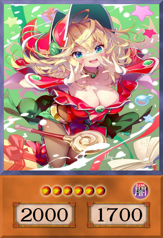 Set #19 Sexy Dark Magician Girl (Anime Art) - Yugioh Orica