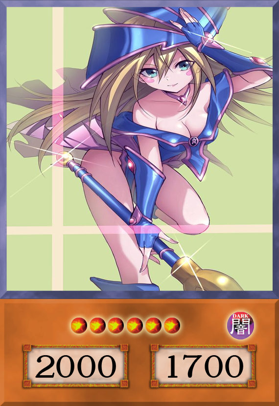 Set #19 Sexy Dark Magician Girl (Anime Art) - Yugioh Orica