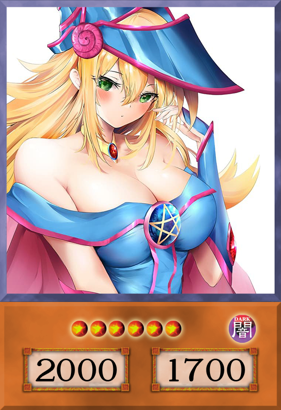 Set #23 Sexy Dark Magician Girl (Anime Art) - Yugioh Orica