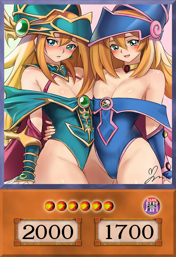 Set #24 Sexy Dark Magician Girl (Anime Art) - Yugioh Orica