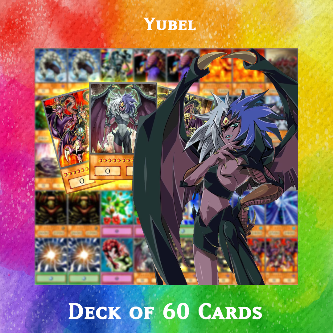 Yugioh Orica - Yubel deck of 60 anime cards Yugioh Orica Vintage Yugioh Orica - Yubel deck of 60 anime cards Yugioh Orica Vintage