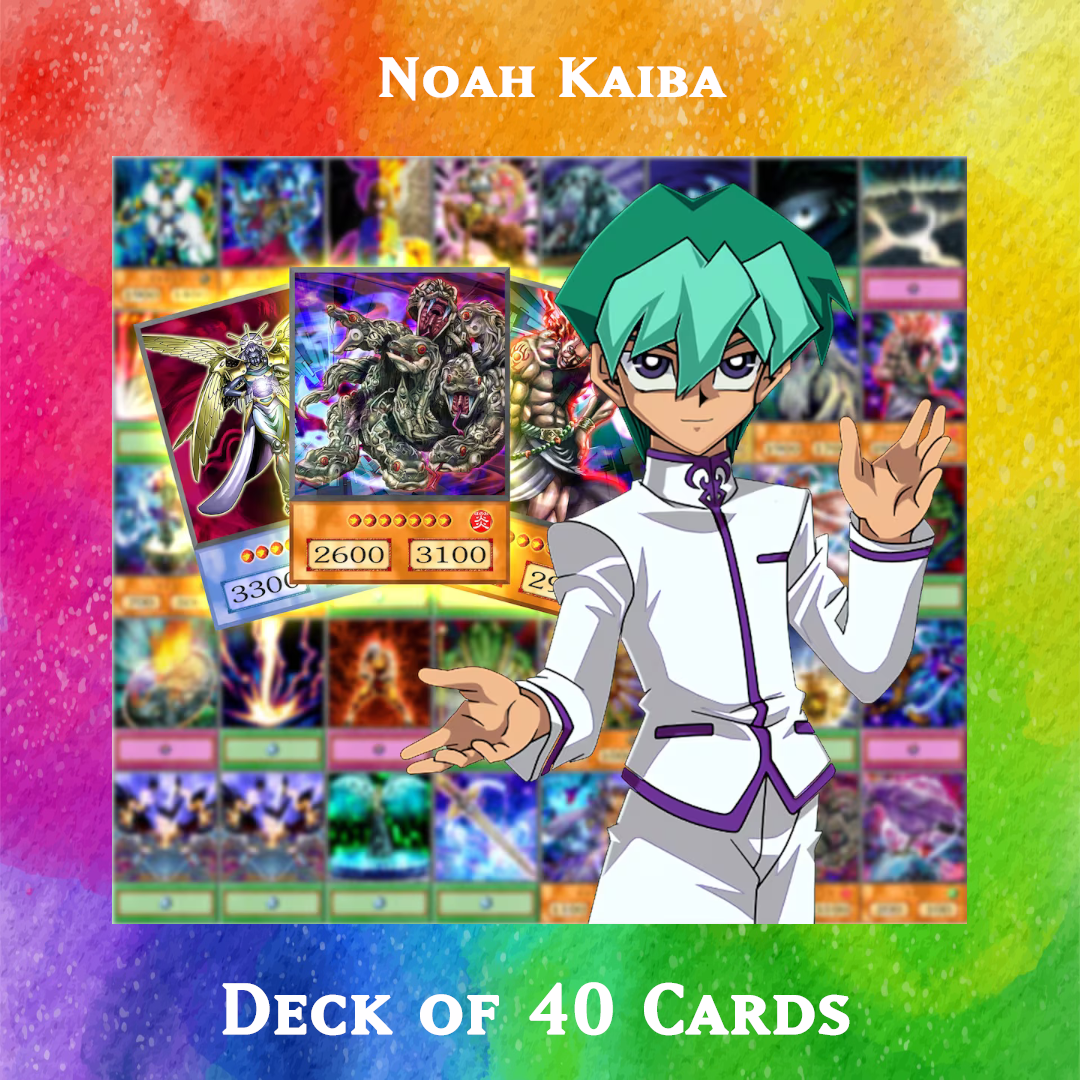 Yugioh Orica - Noah Kaiba deck of 40 anime cards Yugioh Orica Vintage Yugioh Orica - Noah Kaiba deck of 40 anime cards Yugioh Orica Vintage