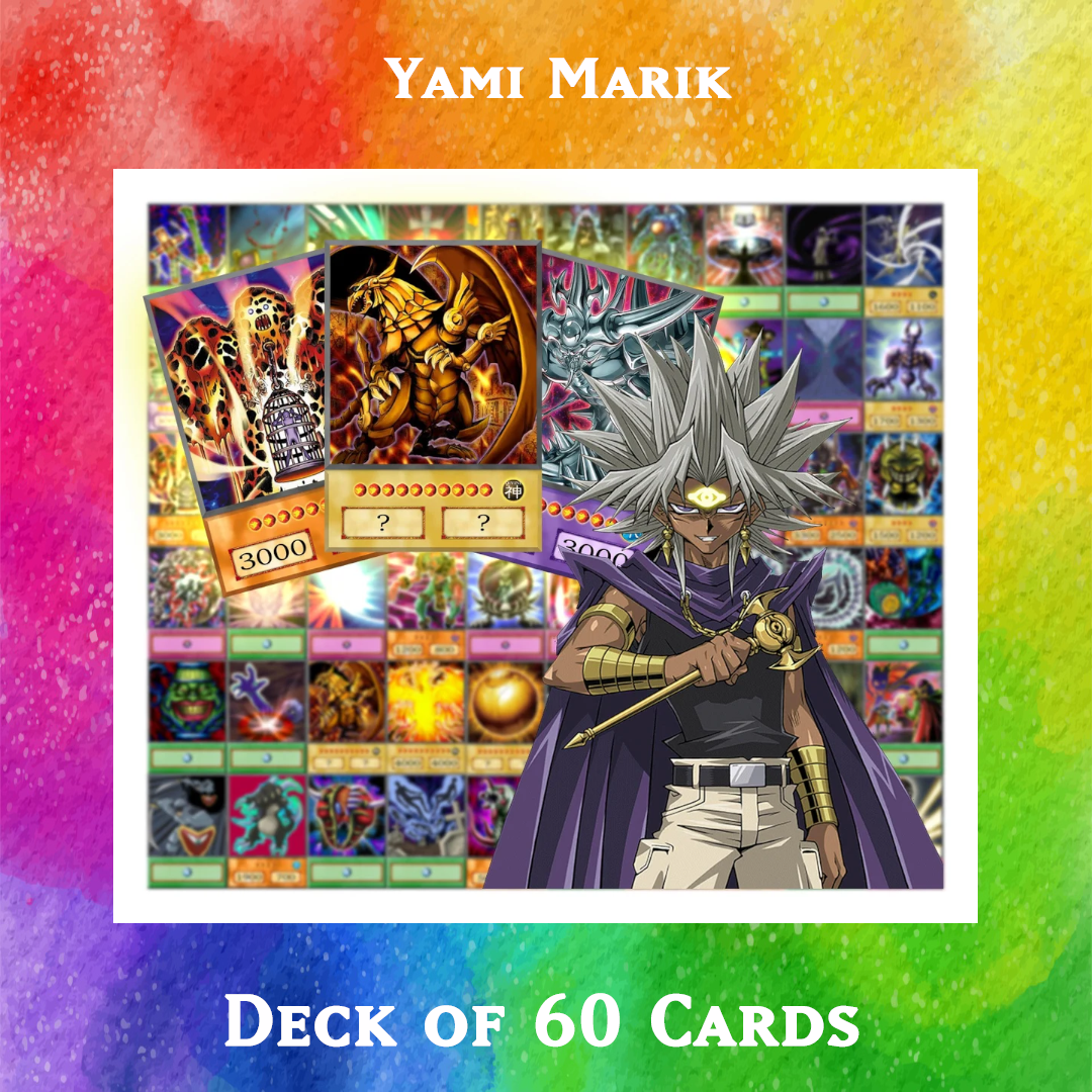 Yugioh Orica - Yami Marik deck of 60 anime cards Yugioh Orica Vintage Yugioh Orica - Yami Marik deck of 60 anime cards Yugioh Orica Vintage