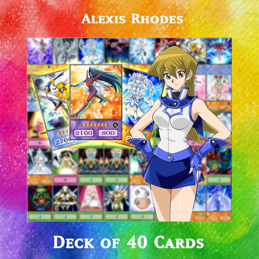 Yugioh Orica - Alexis Rhodes deck of 40 anime cards Yugioh Orica Vintage Yugioh Orica - Alexis Rhodes deck of 40 anime cards Yugioh Orica Vintage