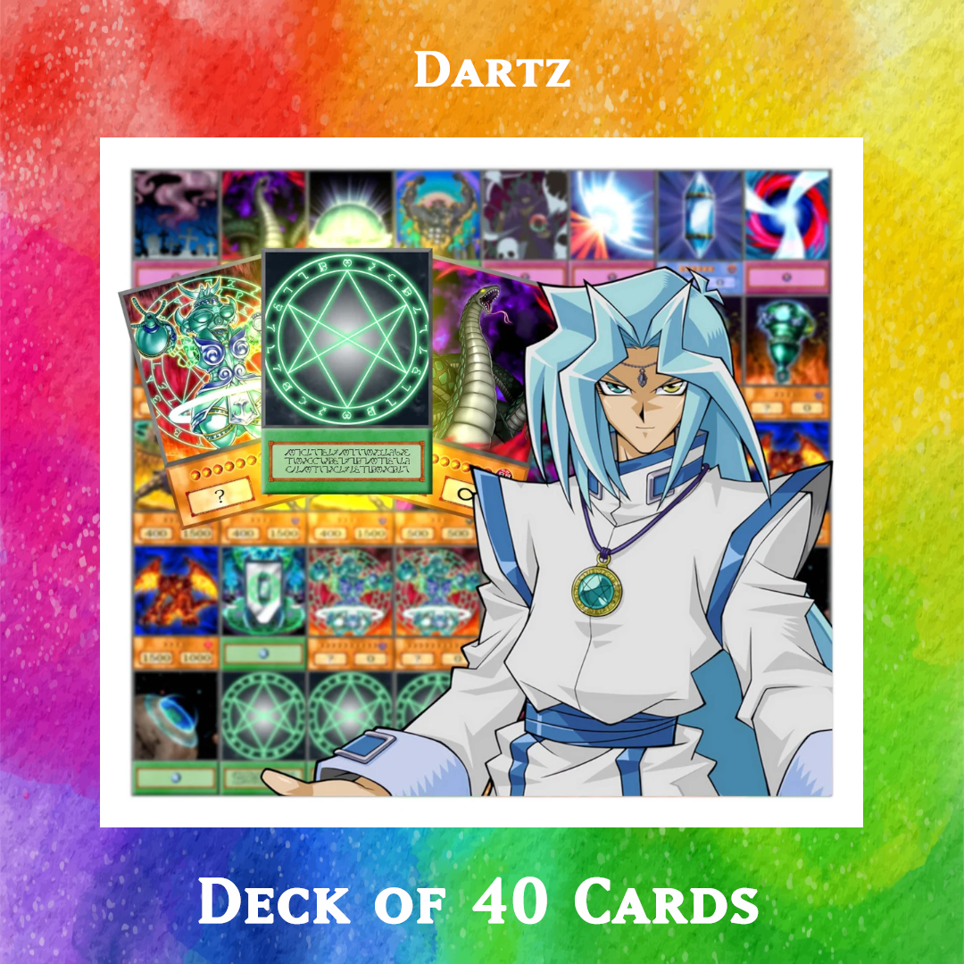 Yugioh Orica - Dartz deck of 40 anime cards Yugioh Orica Vintage Yugioh Orica - Dartz deck of 40 anime cards Yugioh Orica Vintage