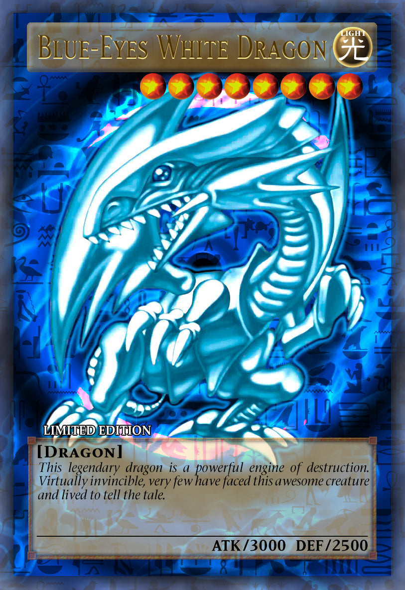 Blue-Eyes White Dragon (Alt. Art) - 8 cards set - Yugioh Orica