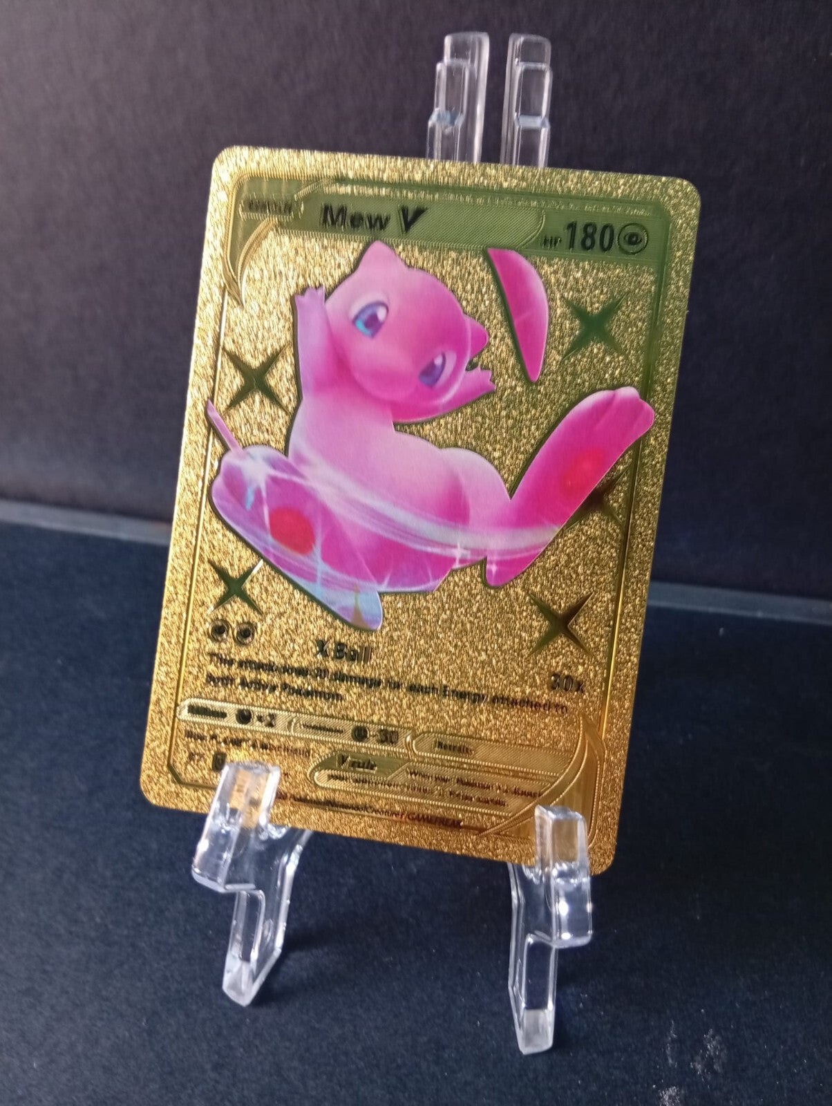 Mew - Pokemon Orica Gold Foil Card Yugioh Orica Vintage Mew - Pokemon Orica Gold Foil Card Yugioh Orica Vintage