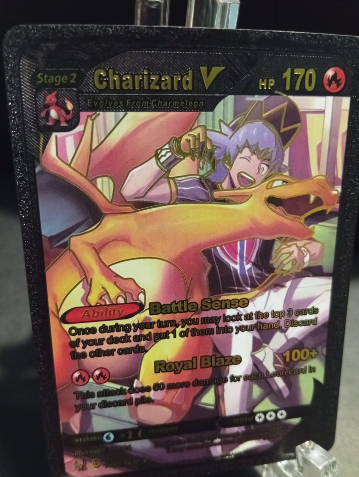 rare black charizard card Charizard