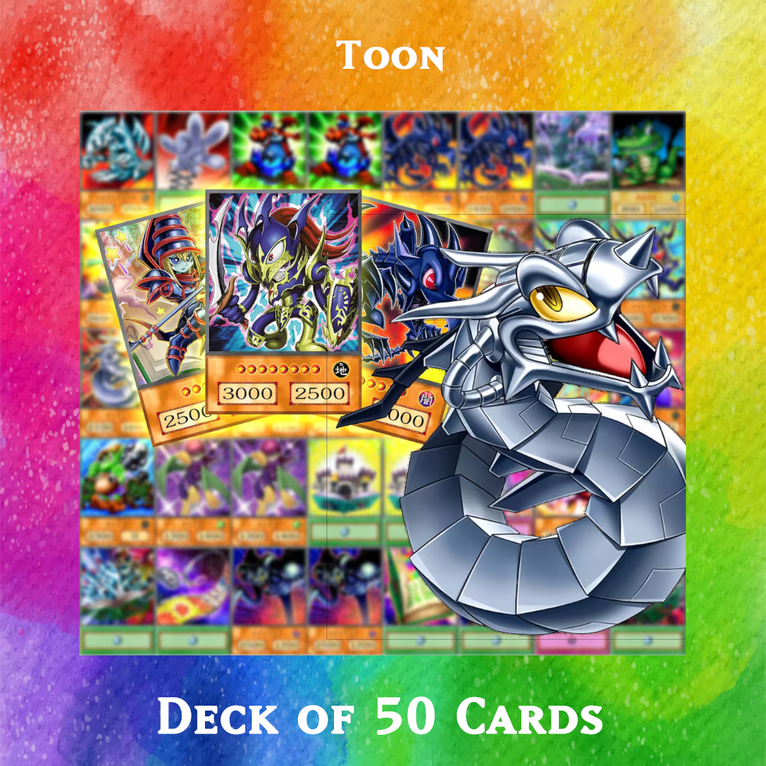 Yugioh Orica - Toon deck of 50 anime cards Yugioh Orica Vintage Yugioh Orica - Toon deck of 50 anime cards Yugioh Orica Vintage