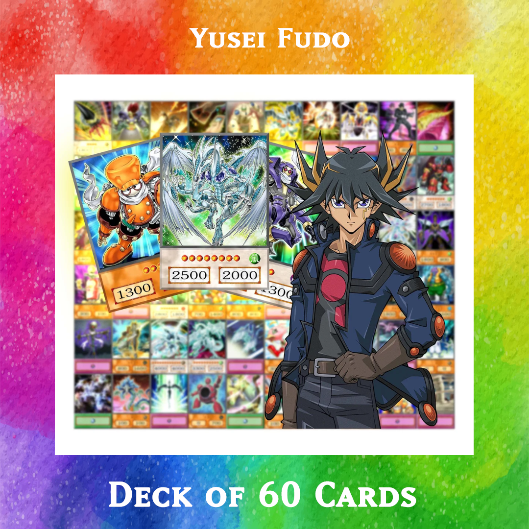 Yusei Fudo deck of 60 anime cards