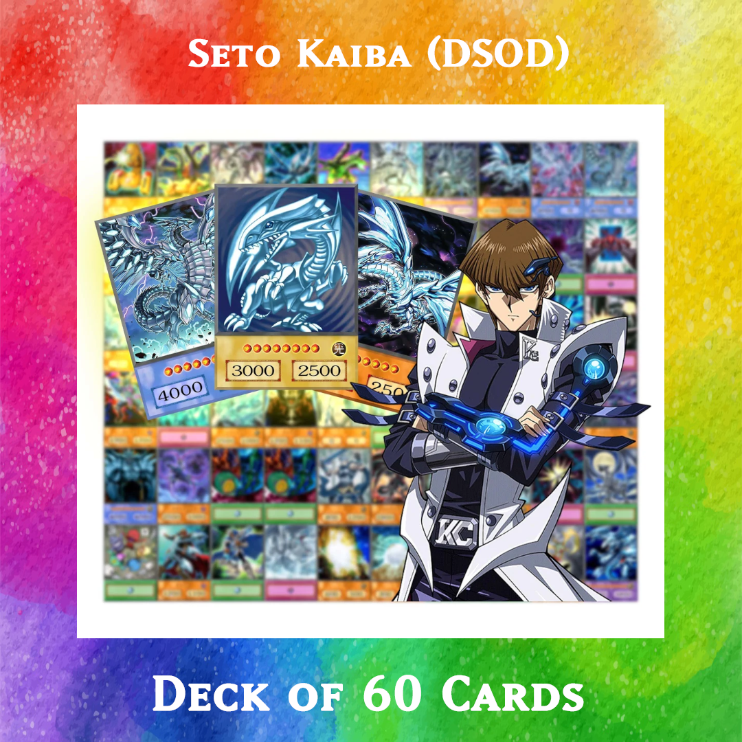Yugioh Orica - Seto Kaiba (DSOD) deck of 60 anime cards Yugioh Orica Vintage Yugioh Orica - Seto Kaiba (DSOD) deck of 60 anime cards Yugioh Orica Vintage