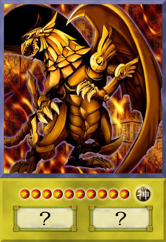 The Winged Dragon of Ra (Anime Art) - 8 cards set - Yugioh Orica