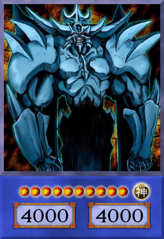 Obelisk the Tormentor (Anime Art) - 8 cards set - Yugioh Orica