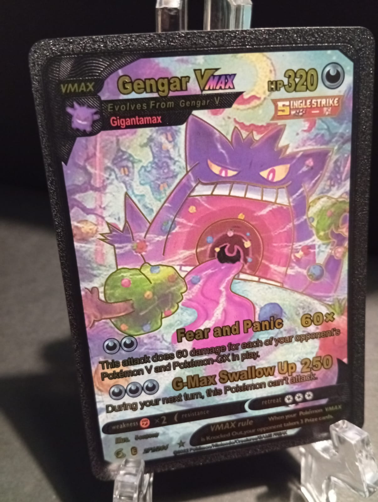 Gengar - Orica Golden / Black Foil Card Yugioh Orica Vintage Gengar - Orica Golden / Black Foil Card Yugioh Orica Vintage