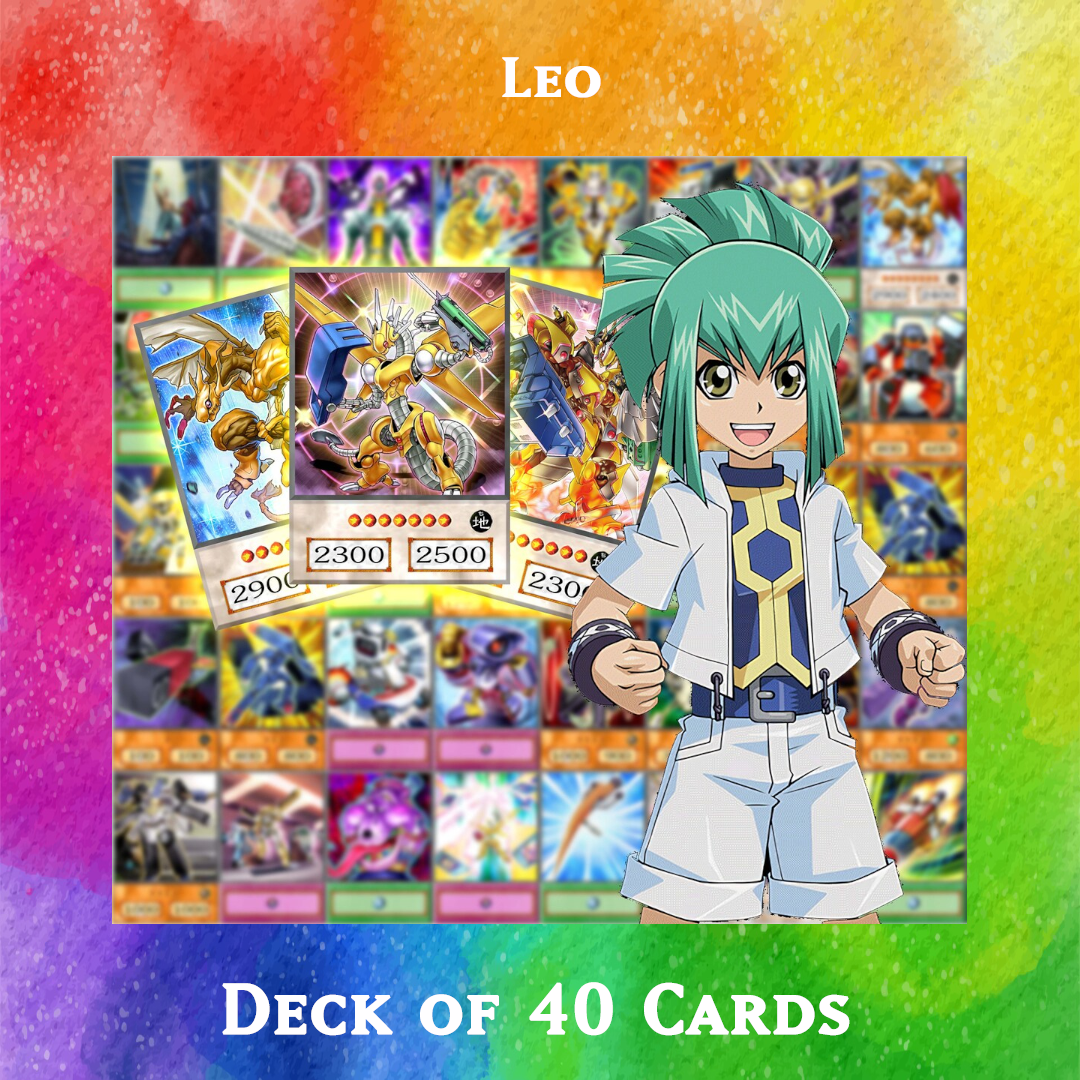 Yugioh Orica - Leo deck of 40 anime cards Yugioh Orica Vintage Yugioh Orica - Leo deck of 40 anime cards Yugioh Orica Vintage