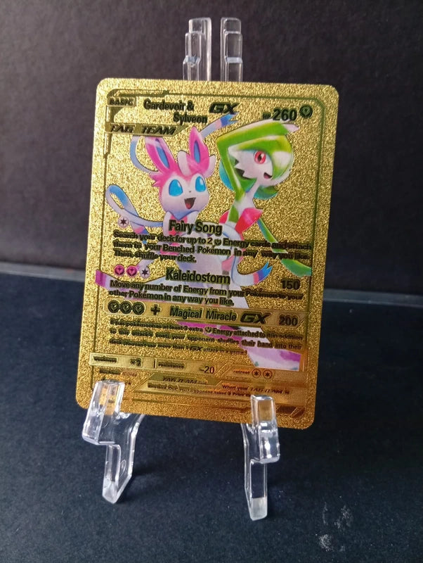 Gardevoir & Sylveon - Pokemon Orica Gold Foil Card Yugioh Orica Vintage Gardevoir & Sylveon - Pokemon Orica Gold Foil Card Yugioh Orica Vintage