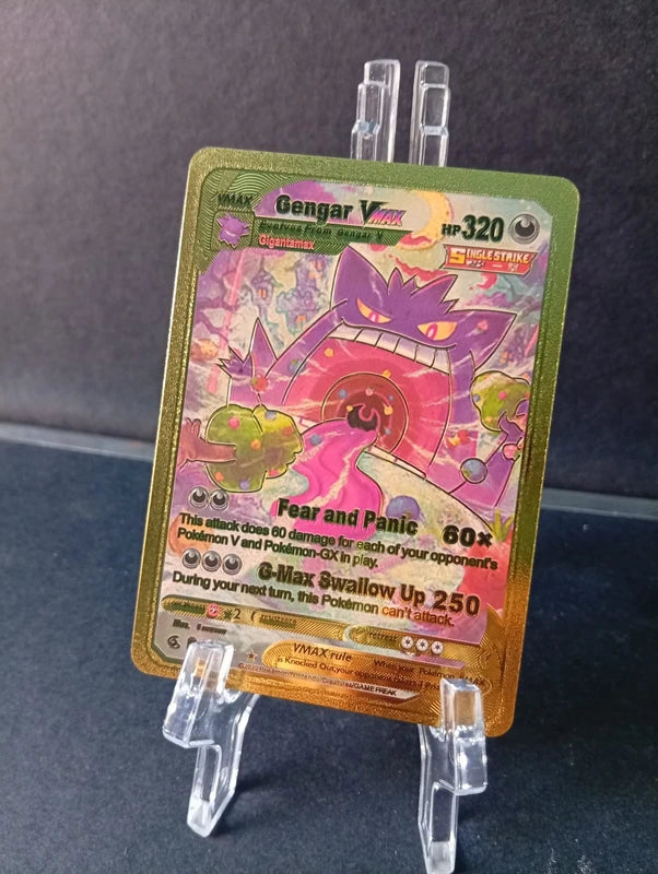 Gengar - Pokemon Orica Gold Foil Card Yugioh Orica Vintage Gengar - Pokemon Orica Gold Foil Card Yugioh Orica Vintage
