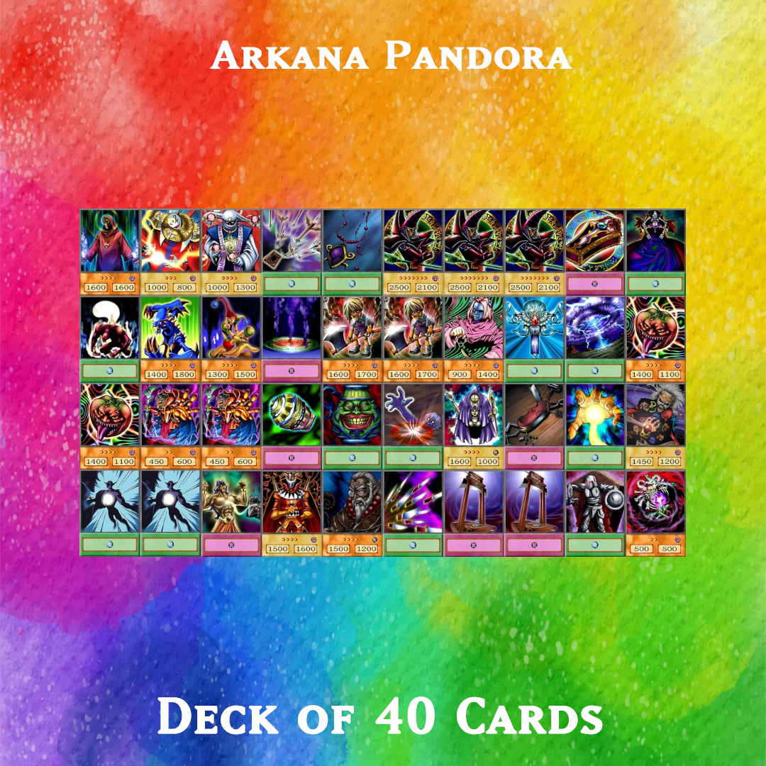 Arkana Pandora deck of 40 anime cards - Yugioh Orica