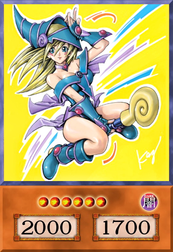 Dark Magician Girl Set #1 (Anime Art) - 8 cards set - Yugioh Orica