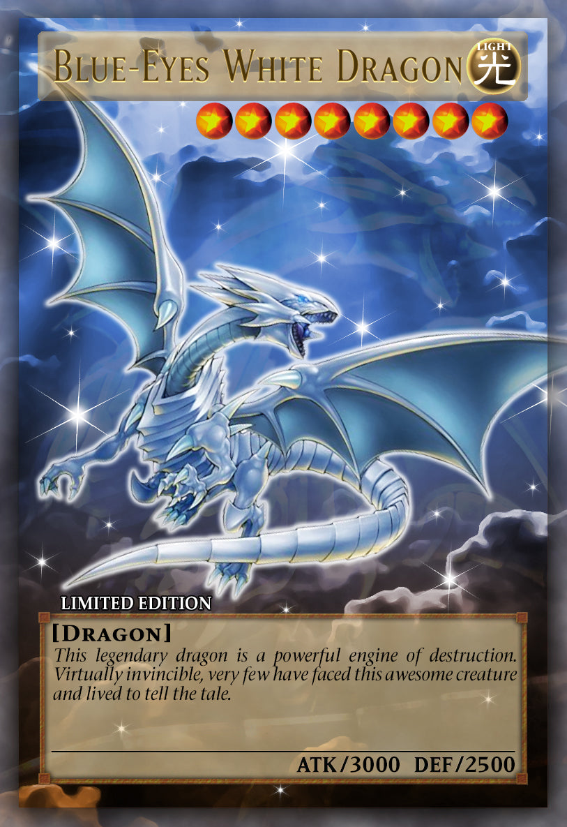 Blue-Eyes White Dragon (Alt. Art) - 8 cards set - Yugioh Orica
