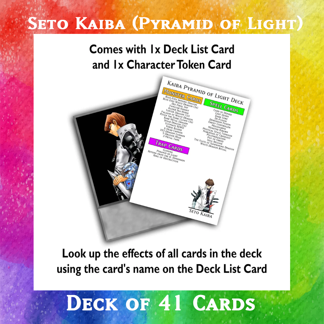 Seto Kaiba (Pyramid of Light) deck of 40 anime cards - Yugioh Orica