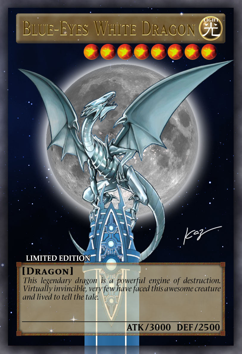 Blue-Eyes White Dragon (Alt. Art) - 8 cards set - Yugioh Orica