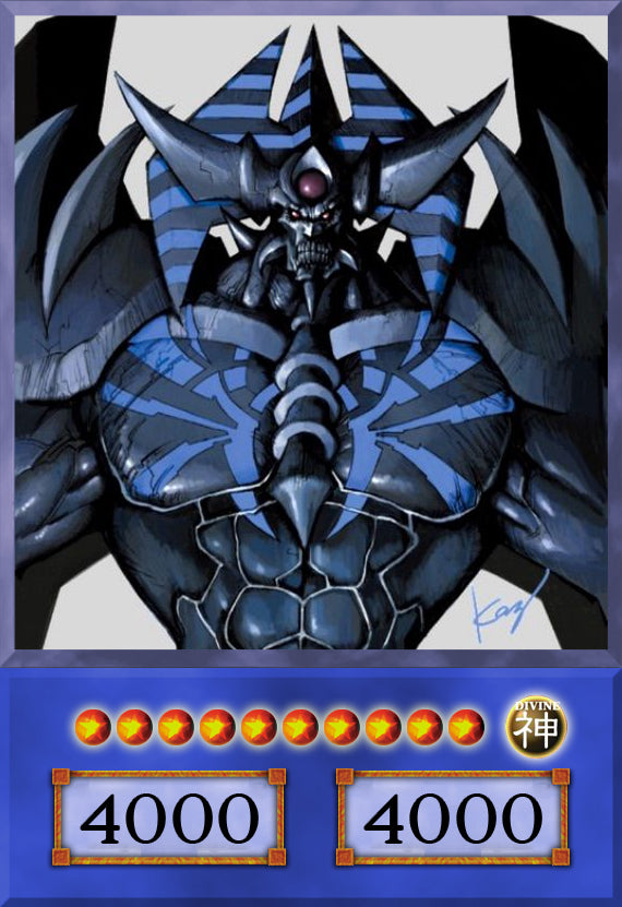 Obelisk the Tormentor (Anime Art) - 8 cards set - Yugioh Orica