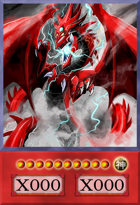 Slifer the Sky Dragon (Anime Art) - 8 cards set - Yugioh Orica