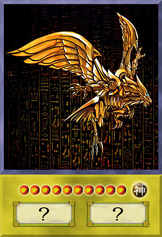 The Winged Dragon of Ra (Anime Art) - 8 cards set - Yugioh Orica