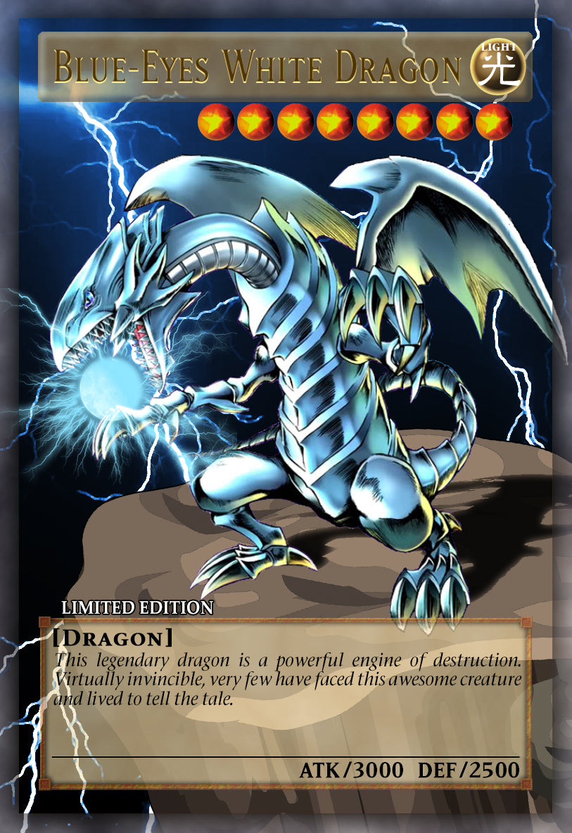 Blue-Eyes White Dragon (Alt. Art) - 8 cards set - Yugioh Orica