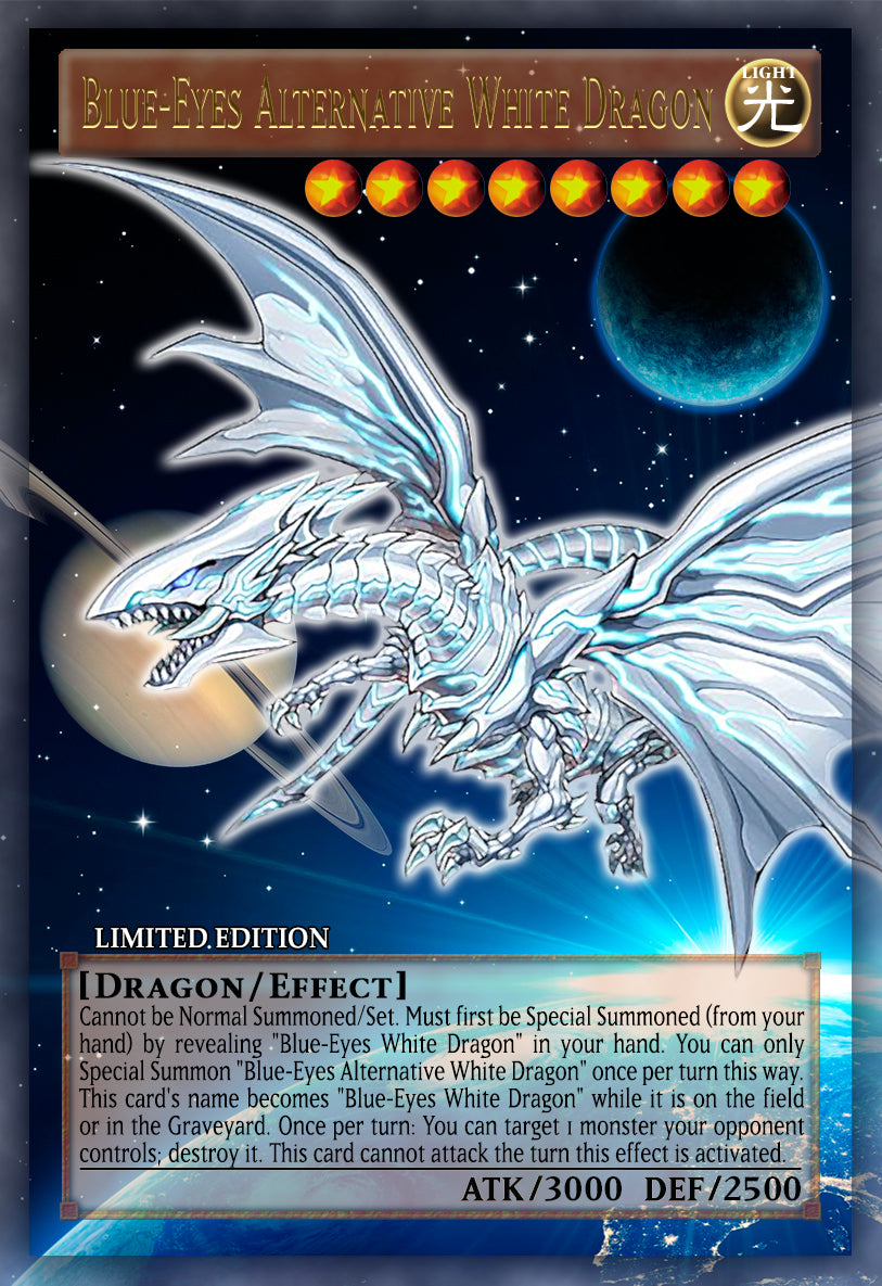 Blue-Eyes White Dragon (Alt. Art) - 8 cards set - Yugioh Orica