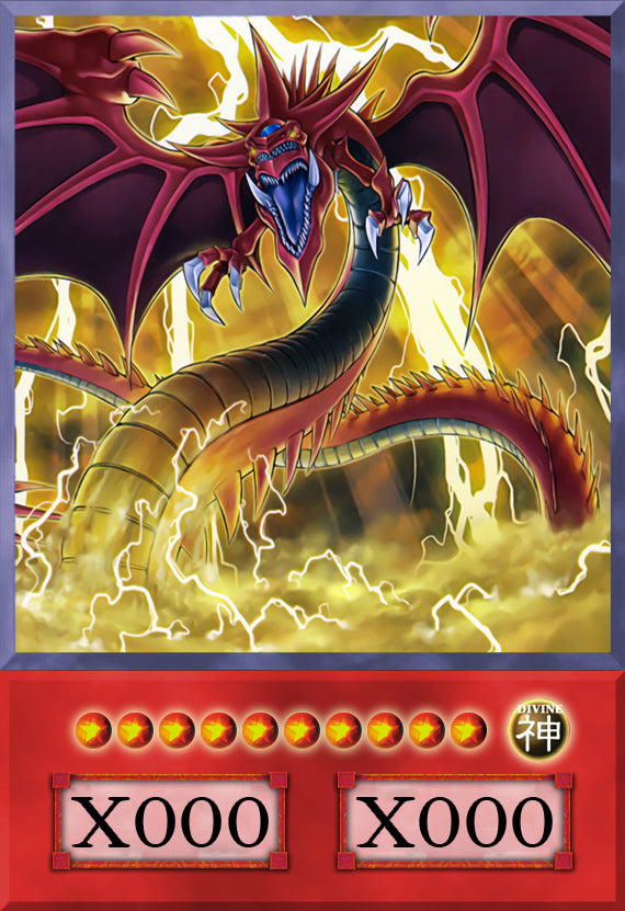 Slifer the Sky Dragon (Anime Art) - 8 cards set - Yugioh Orica