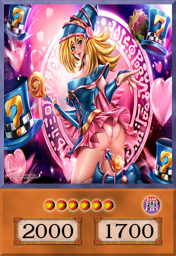 Dark Magician Girl Set #1 (Anime Art) - 8 cards set - Yugioh Orica