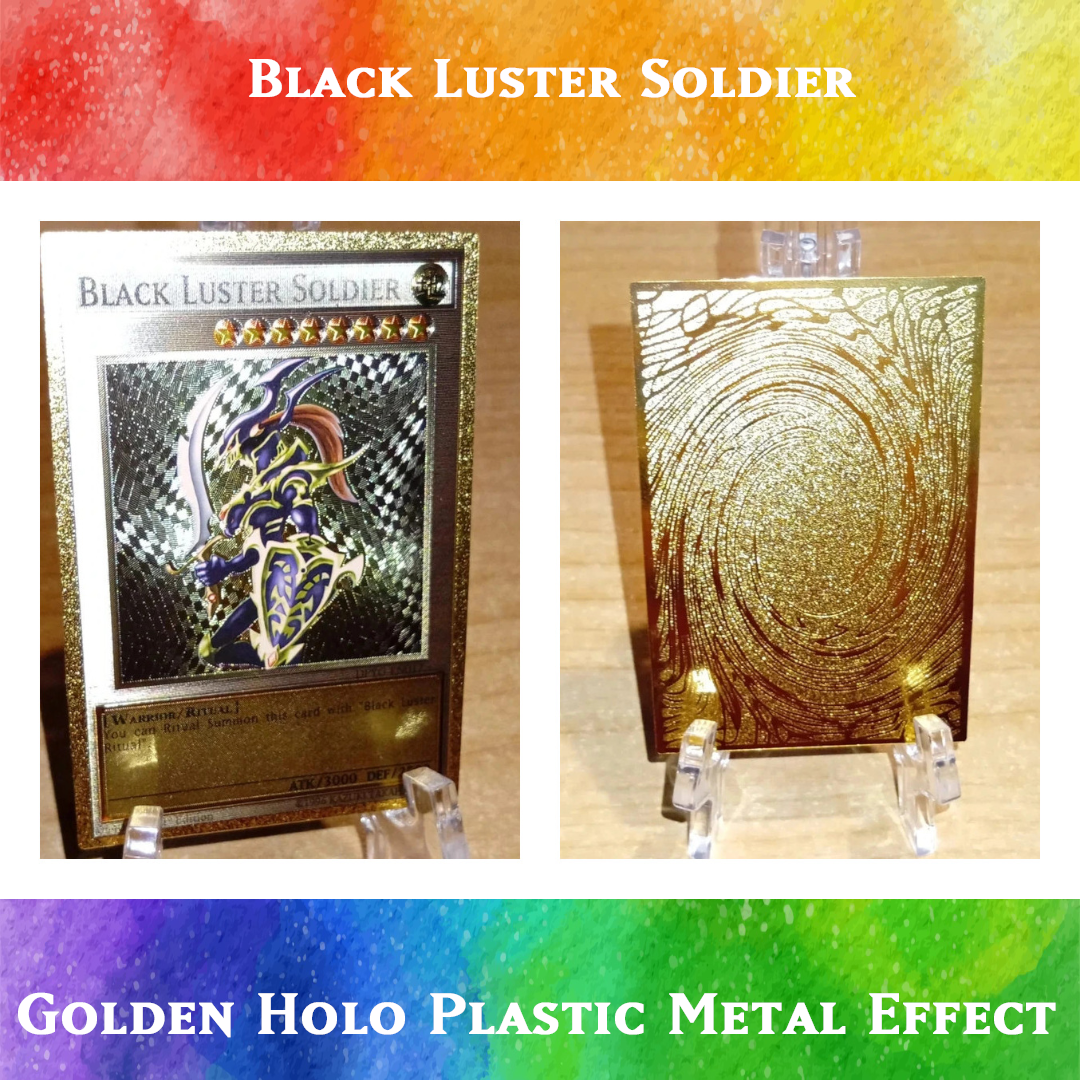 Black Luster Soldier - Orica Golden Foil Card Yugioh Orica Vintage Black Luster Soldier - Orica Golden Foil Card Yugioh Orica Vintage