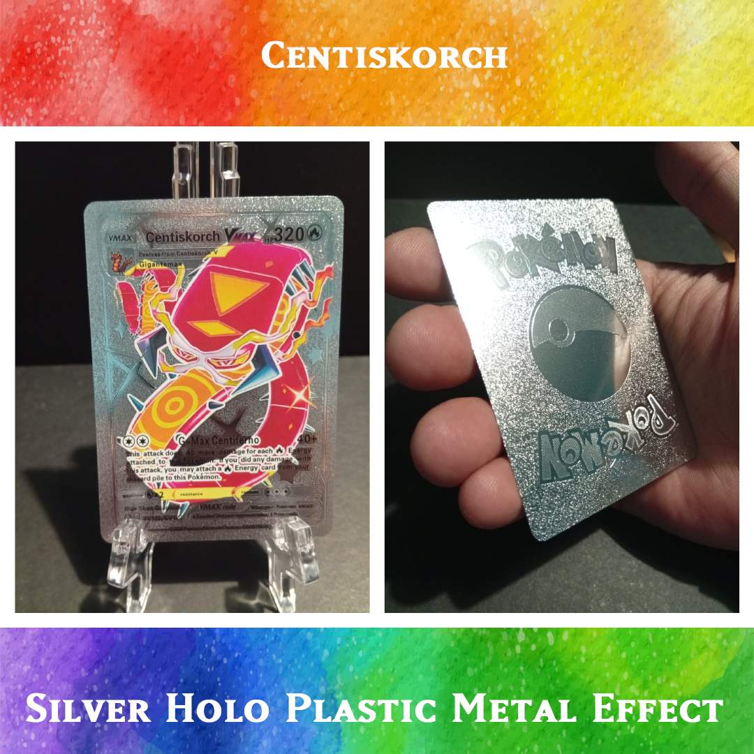Centiskorch - Pokemon Orica Silver Foil Card Yugioh Orica Vintage Centiskorch - Pokemon Orica Silver Foil Card Yugioh Orica Vintage
