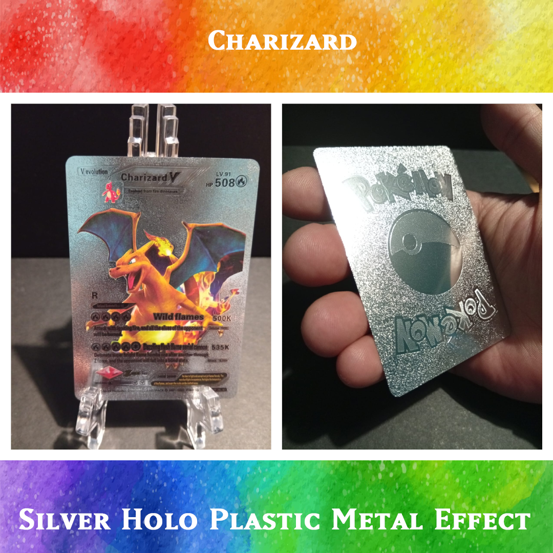 Charizard - Pokemon Orica Silver Foil Card Yugioh Orica Vintage Charizard - Pokemon Orica Silver Foil Card Yugioh Orica Vintage