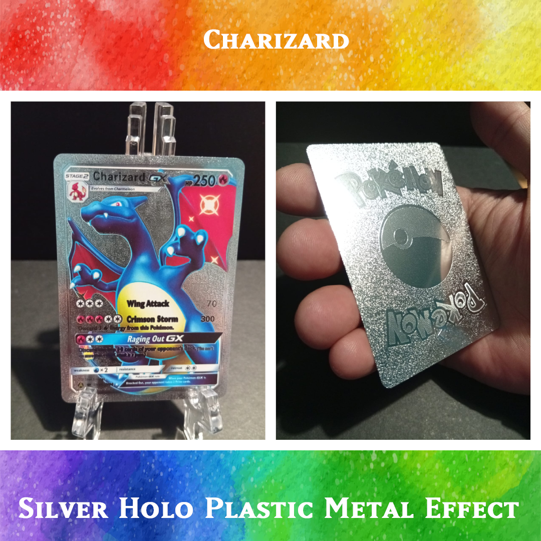 Charizard - Pokemon Orica Silver Foil Card Yugioh Orica Vintage Charizard - Pokemon Orica Silver Foil Card Yugioh Orica Vintage