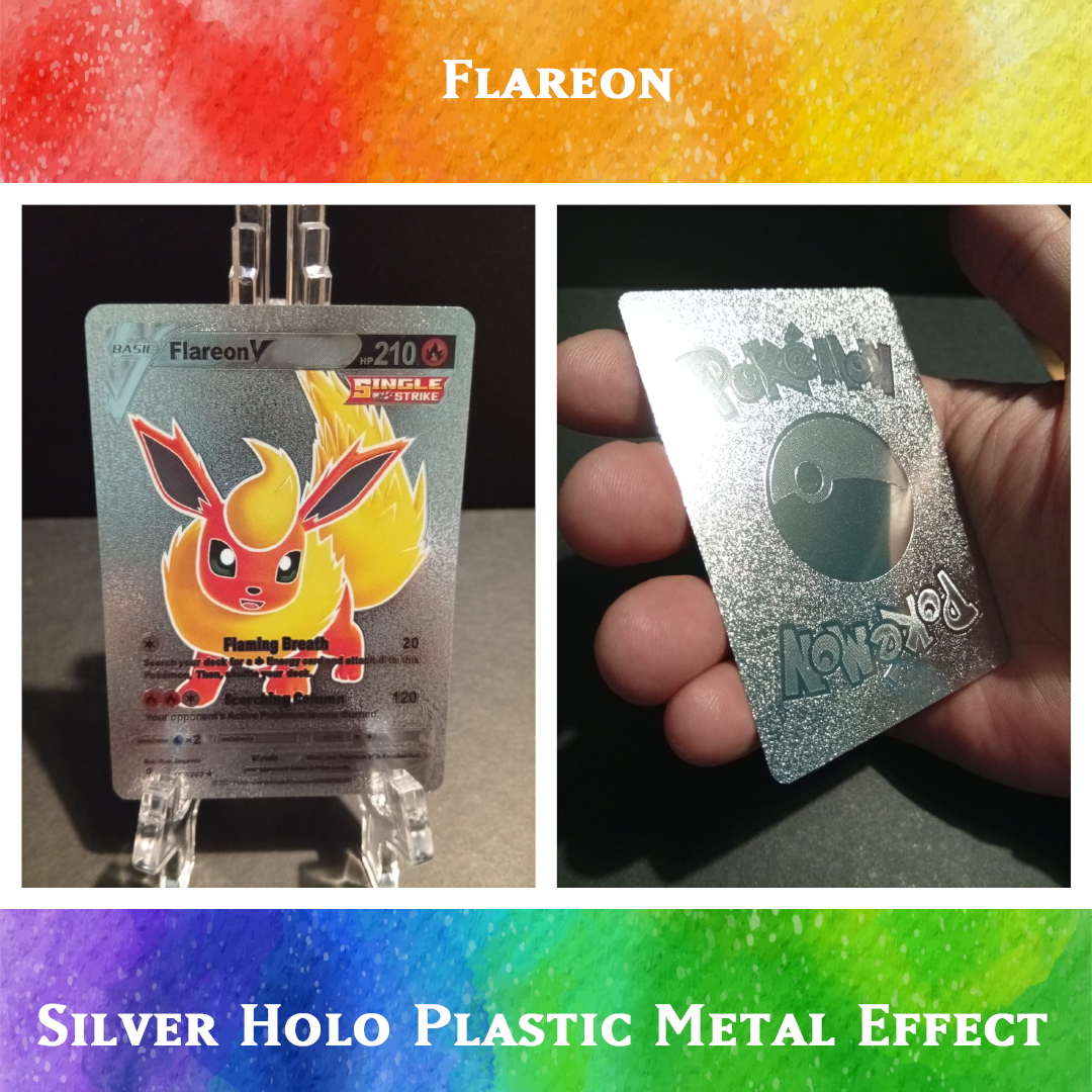 holographic flareon pokemon card Flareon