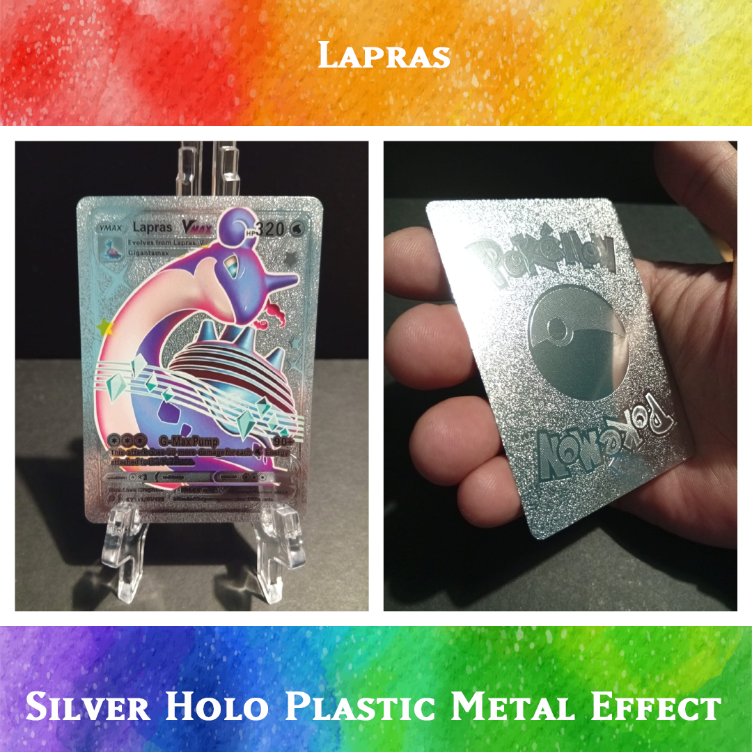 Lapras - Pokemon Orica Silver Foil Card Yugioh Orica Vintage Lapras - Pokemon Orica Silver Foil Card Yugioh Orica Vintage